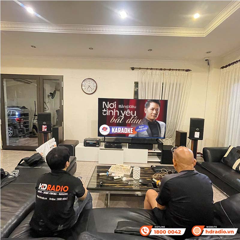 Lắp đặt Hệ thống âm thanh tổng hợp đẳng cấp cho anh Danh ở Hồ Chí Minh