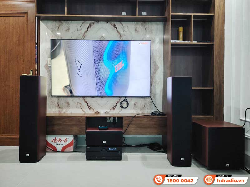 Lắp đặt Dàn xem phim, nghe nhạc 5.1 JBL PN33 đẳng cấp cho anh Hiếu