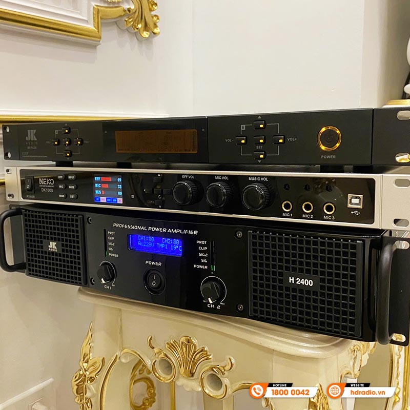 Lắp đặt hệ thống âm thanh cho Khách Sạn A69 của chị Thỏa ở Quận Hà Đông, Hà Nội