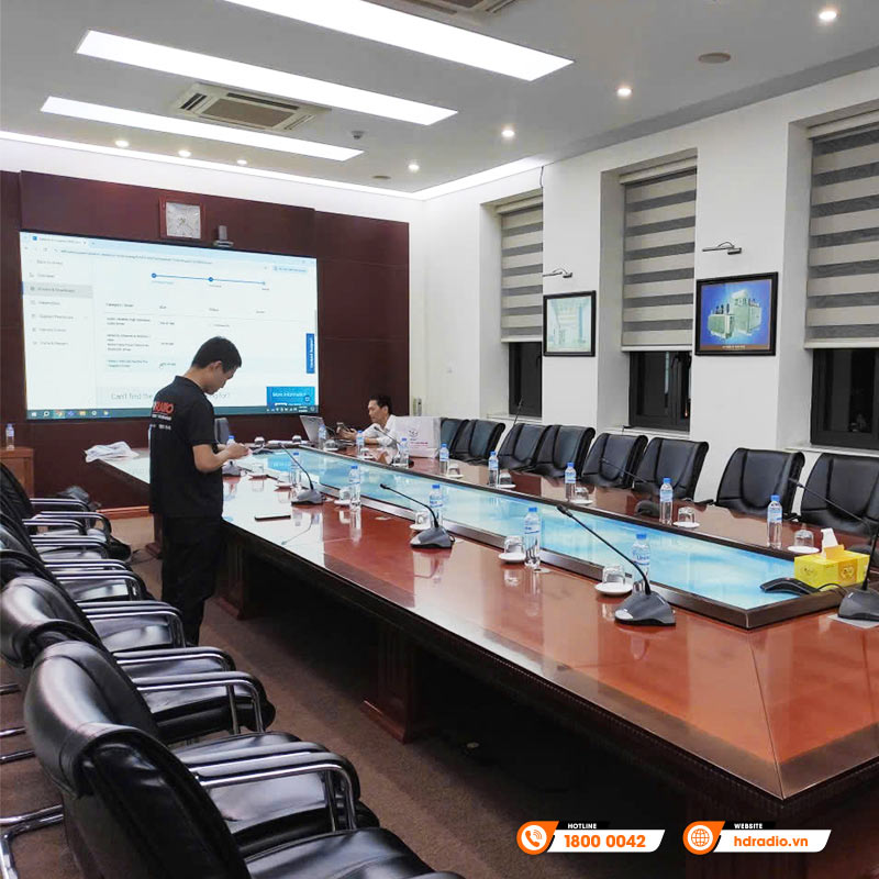 Lắp đặt Hệ thống Âm Thanh hội trường cho Phòng Họp Công ty Thiết bị điện Đông Anh - Hà Nội