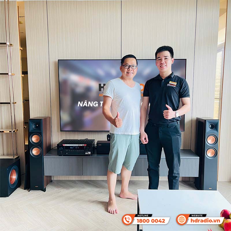 Hệ thống âm thanh đa phòng của anh Sơn