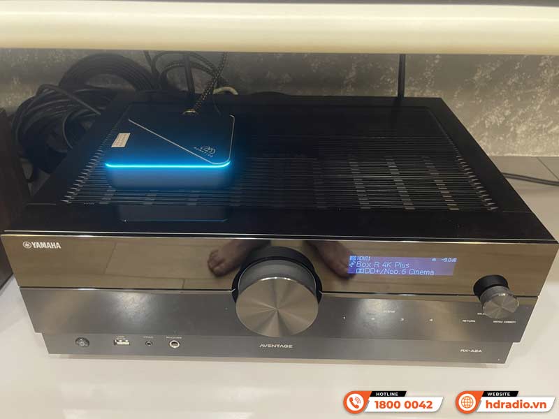 Lắp đặt hệ thống âm thanh giải trí kết hợp trình chiếu bóng đá mua EURO cho anh Khải