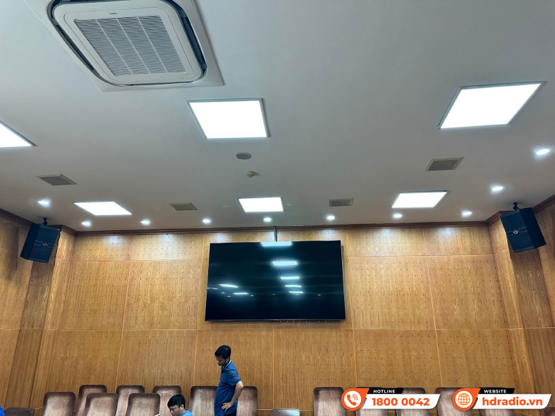 Hệ thống âm thanh hội trường của anh Cường