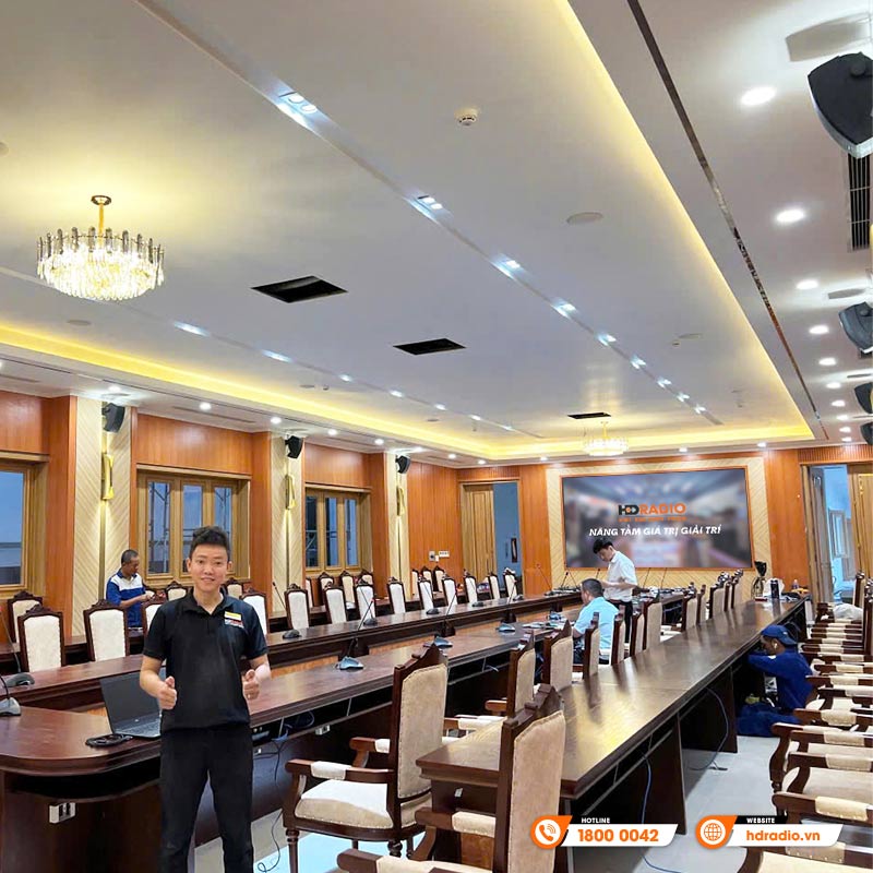 Lắp đặt hệ thống âm thanh phòng họp, hội trường cho Công ty Cổ phần ICD Tân Cảng - Long Bình