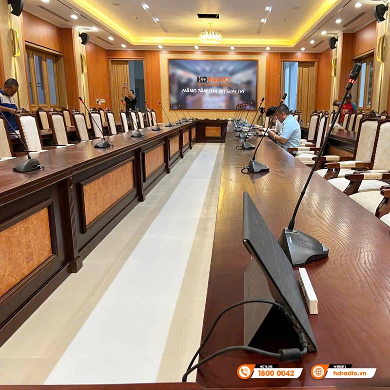 Lắp đặt hệ thống âm thanh phòng họp, hội trường cho Công ty Cổ phần ICD Tân Cảng - Long Bình