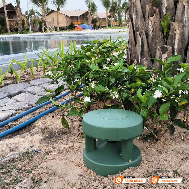 Hệ thống âm thanh sân vườn kết hợp biểu diễn tại khu du lịch Hòn Lan