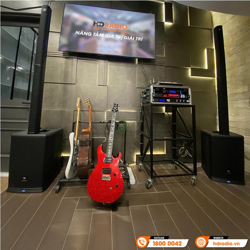 Dàn âm thanh sân khấu biểu diễn Column Array SK17 (JBL PRX ONE, KX180A, VM200, Yamaha MG12XU, Tủ Rack ABS 4U)-2