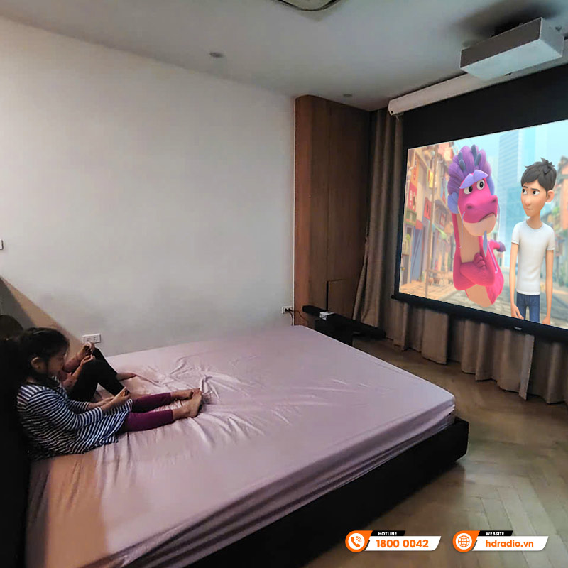Lắp đặt Hệ thống âm thanh trình chiếu cao cấp cho anh Nam ở Quận Đống Đa, Hà Nội