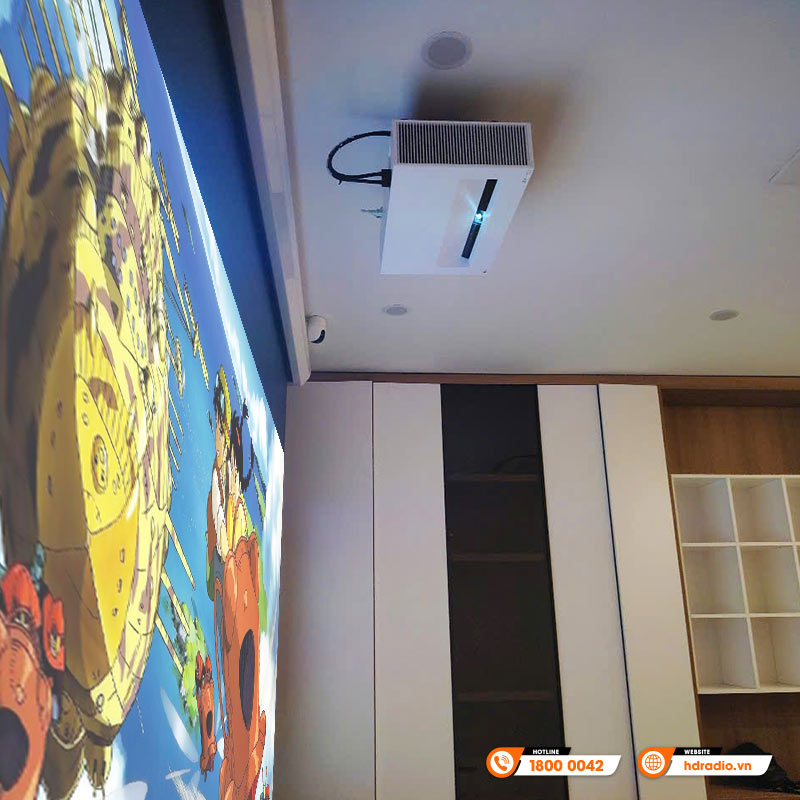 Máy Chiếu Siêu Gần LG HU715QW, 2500 ANSI Lumen, 4K UHD (3840 x 2160) 80-120 inch, Wifi, HDMI, USB, Remote Magic Lighting-13