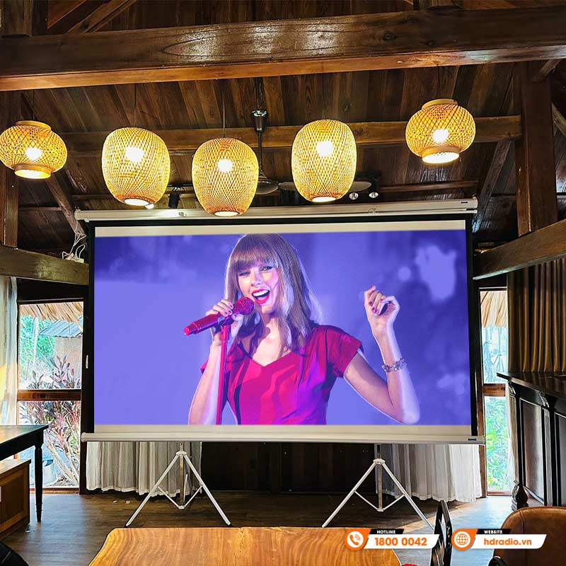 Lắp đặt Hệ thống âm thanh trình chiếu cao cấp cho Mật Retreat