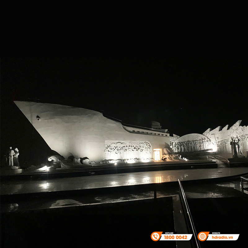 Hệ thống âm thanh tại Tượng đài Con tàu tập kết ra Bắc