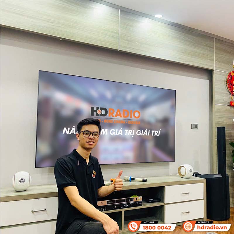 Lắp đặt Hệ thống Loa Bluetooth cao cấp kết hợp karaoke
