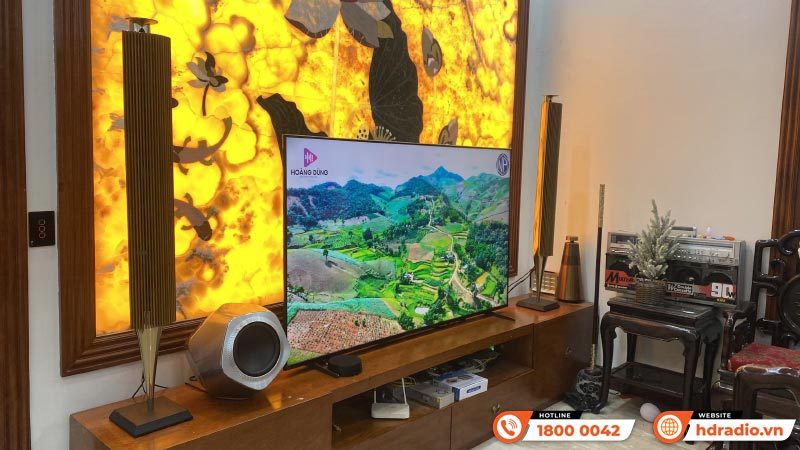 hệ thống loa B&O cao cấp của anh khách ở Bắc Ninh 