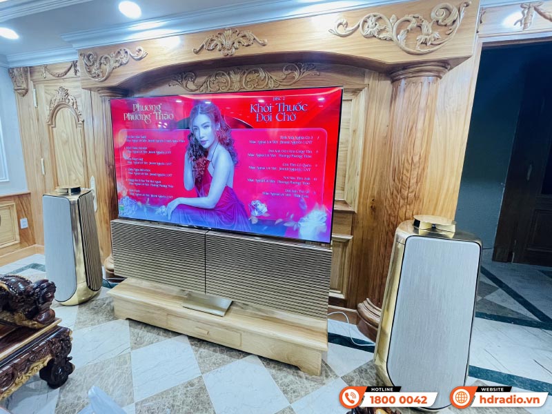 Hệ thống loa nghe nhạc đẳng cấp của anh Ngọc 