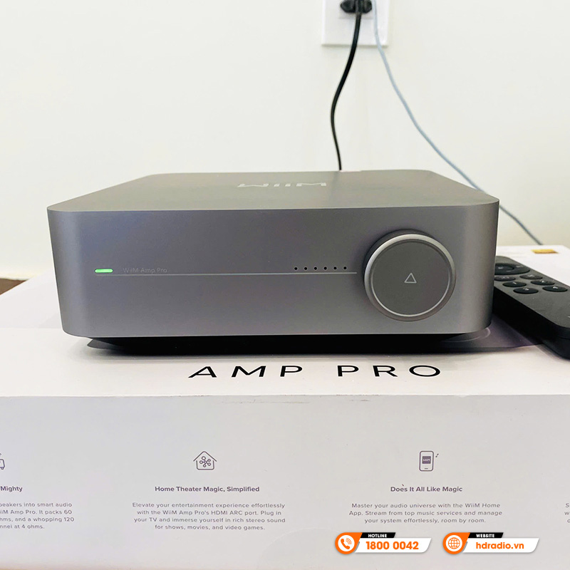 Amply WiiM Amp, 2 kênh, 60W/CH ở 8ohm 120W/CH ở 4ohm, Music Server, DAC, Network Streamer, Bluetooth, Wi-Fi, AirPlay 2, Chromecast-15