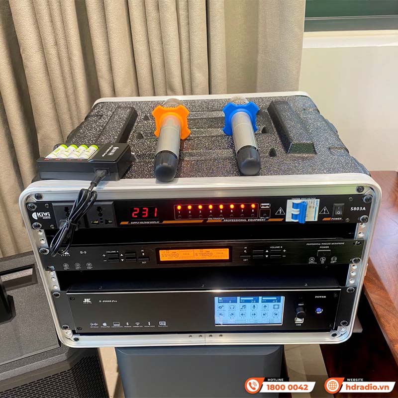 Lắp đặt Dàn Karaoke cao cấp kết hợp Loa JBL BAR 1300 cho anh Tuấn