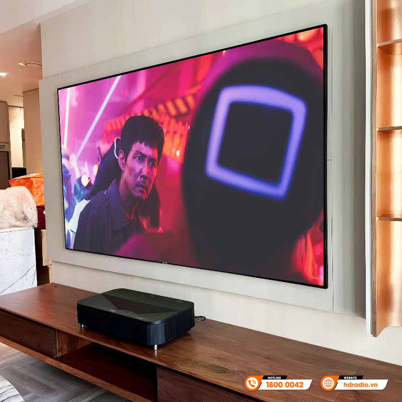 Hệ thống trình chiếu của anh Lâm