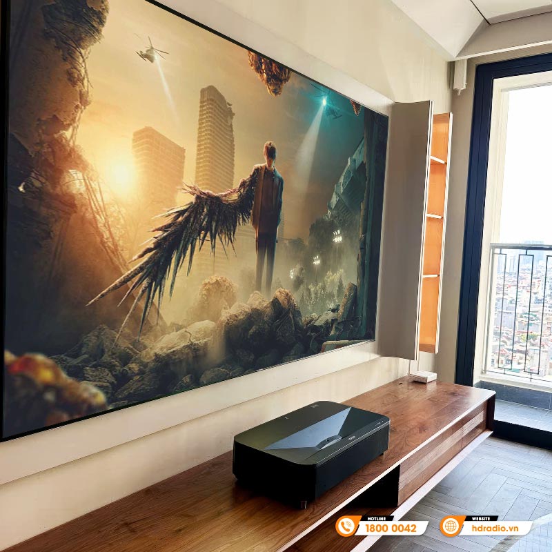 Hệ thống trình chiếu của anh Lâm