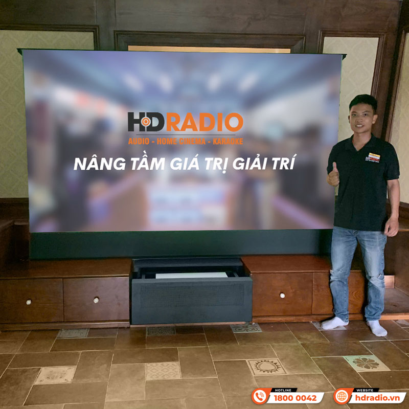 Lắp đặt hệ thống trình chiếu cao cấp cho khách hàng ở Hà Nội