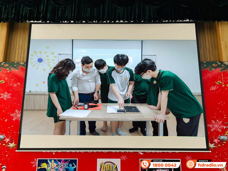 Hệ thống trình chiếu tại Đại học Quốc Gia Hà Nội