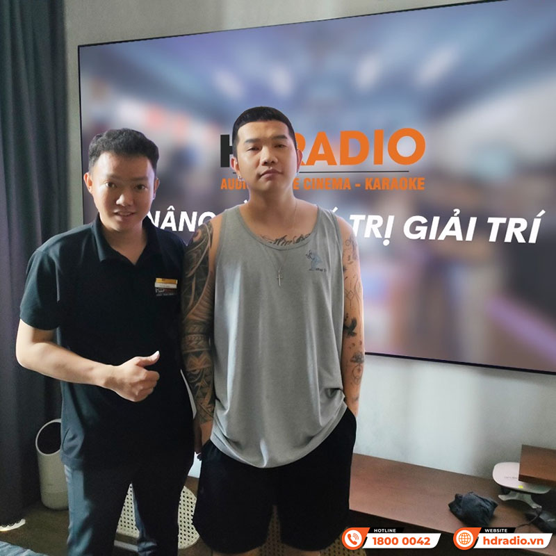 Lắp đặt hệ thống trình chiếu cao cấp gần 87 triệu cho anh Bảo