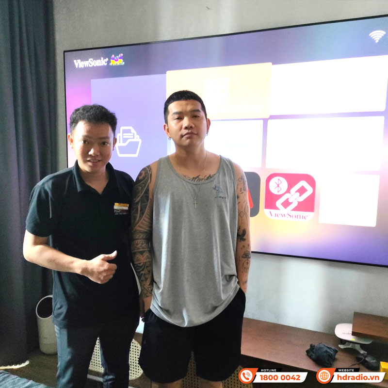 Máy Chiếu 4K Siêu Gần ViewSonic X2000-4K, 2000 ANSI Lumens, 4K UHD (3840x2160), HDR, Wifi, Bluetooth-29