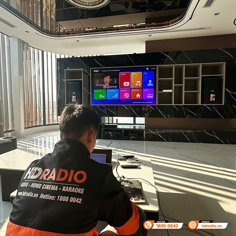 Hệ thống giải trí đẳng cấp của anh Đức