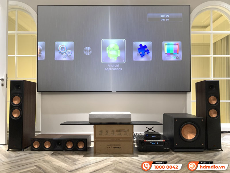 Lắp đặt hệ thống xem phim, nghe nhạc cao cấp hơn 234 triệu cho anh Huy ở Thanh Hóa