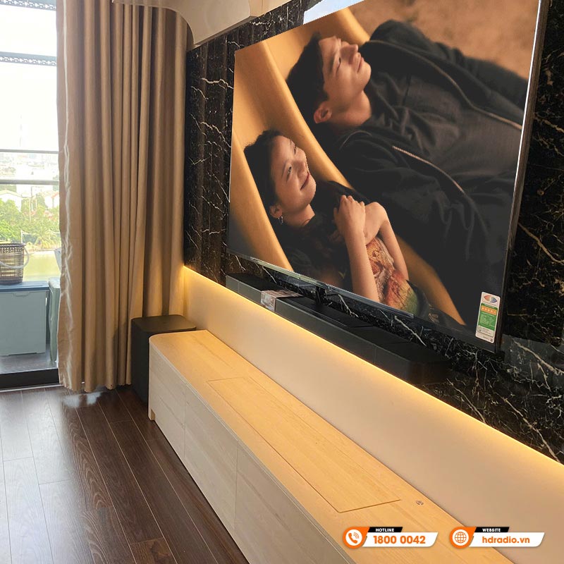 Lắp đặt Bộ Loa JBL Bar 1000 cho anh Hải ở Hà Nội