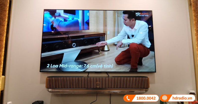 Loa Soundbar B&O Beosound Theatre cua anh Son