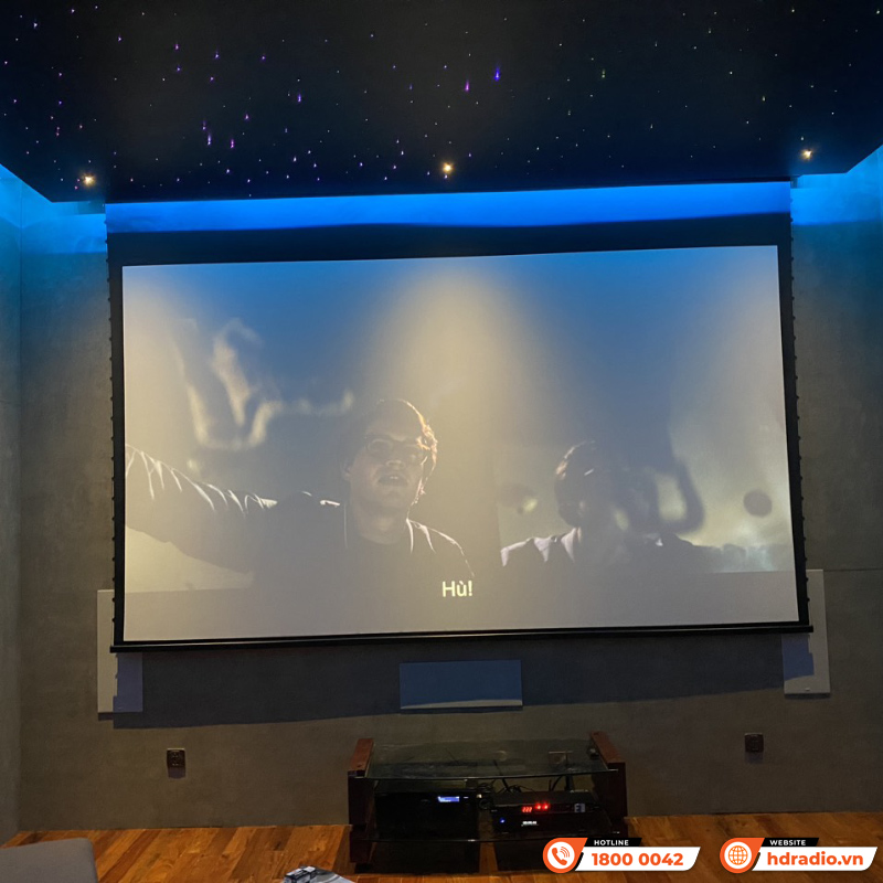 Công trình phòng chiếu phim của anh Tuấn Anh