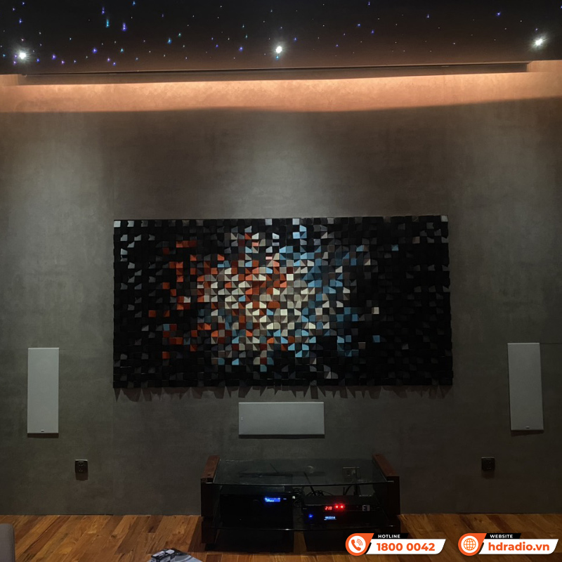 Công trình phòng chiếu phim của anh Tuấn Anh