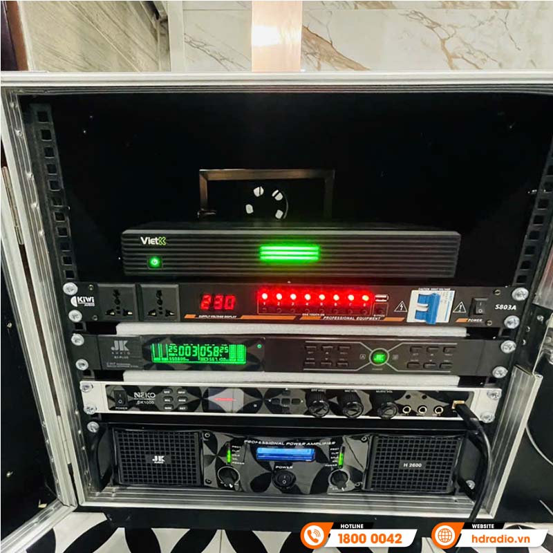 Hệ thống âm thanh giải trí tổng hợp cao cấp của anh Tuấn