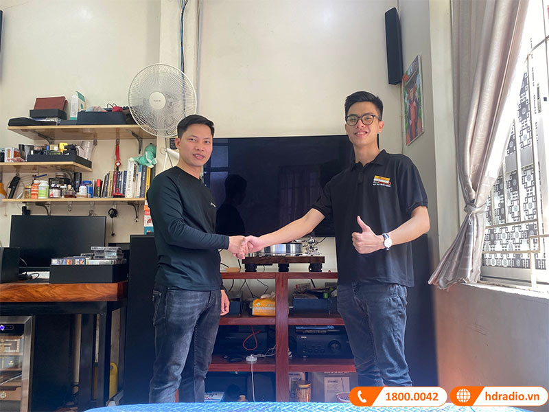 lắp đặt siêu phẩm đầu đĩa than Pro-Ject Signature 10 trị giá gần 168 triệu đồng cho anh Duy ở Lê Chân, Hải Phòng