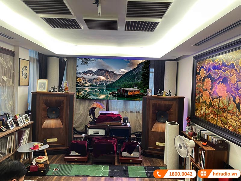 Lắp hệ thống trình chiếu 4K Cao Cấp trị giá gần 177 triệu đồng cho anh Tuấn ở quận Ba Đình, Hà Nội