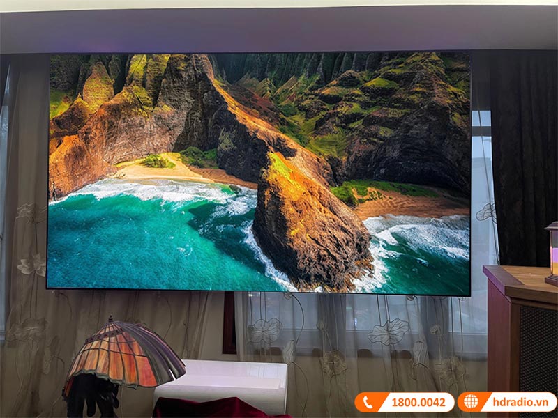 Lắp hệ thống trình chiếu 4K Cao Cấp trị giá gần 177 triệu đồng cho anh Tuấn ở quận Ba Đình, Hà Nội