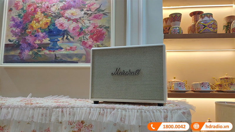 anh thuc te cong trinh lap dat loa Marshall Woburn 3 
