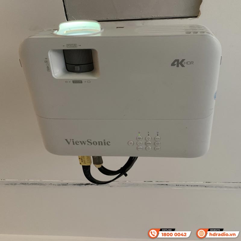 Lắp đặt máy Chiếu 4K Viewsonic PX701-4K cho anh Bình