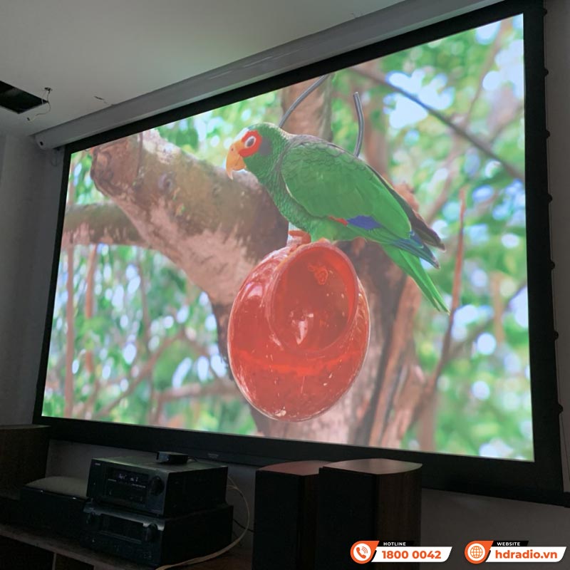 Lắp đặt máy Chiếu 4K Viewsonic PX701-4K cho anh Bình