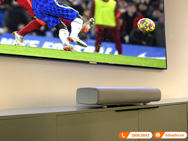 Lắp đặt hệ thống Máy Chiếu, Màn Chiếu Cao Cấp hơn 100 triệu để phục vụ World Cup 2022 Cho Anh Thông ở Hà Nội 