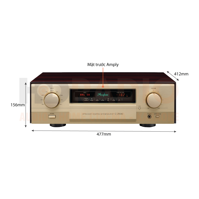 Chú thích Preamply Accuphase C-2900