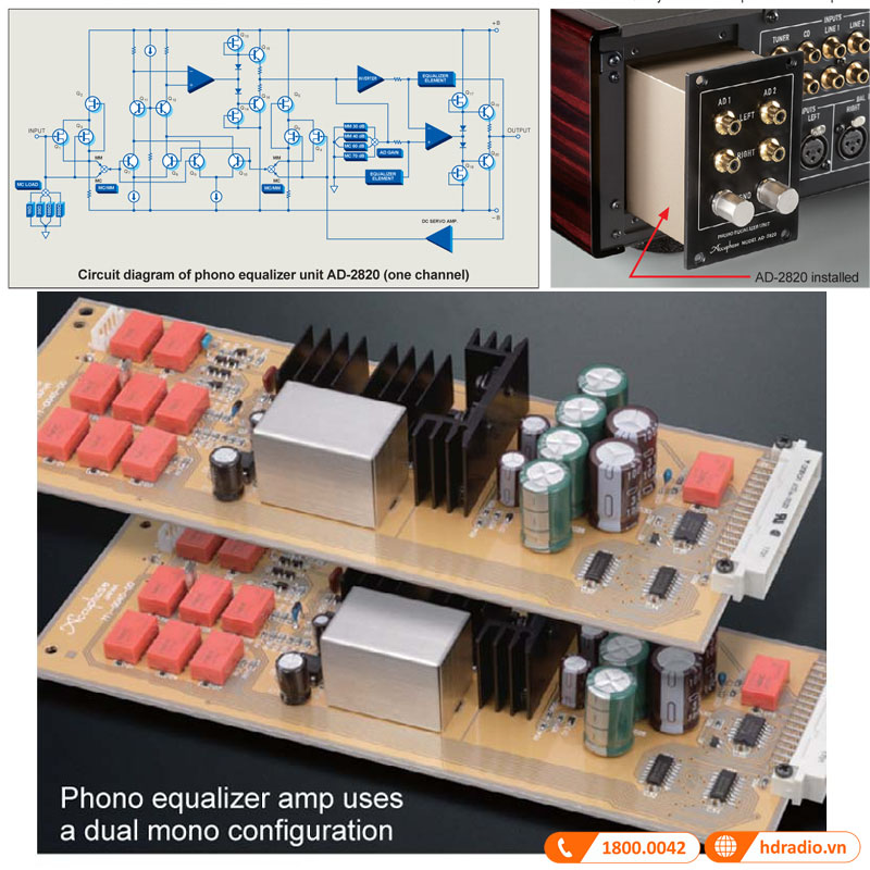 mạch Phono Hi-End Accuphase AD2820