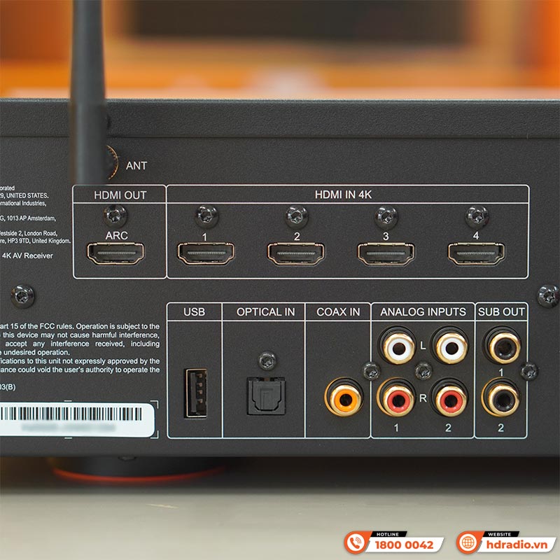 Amply JBL MA310, 5.2 kênh, Bluetooth 5.1, Optical, RCA-7