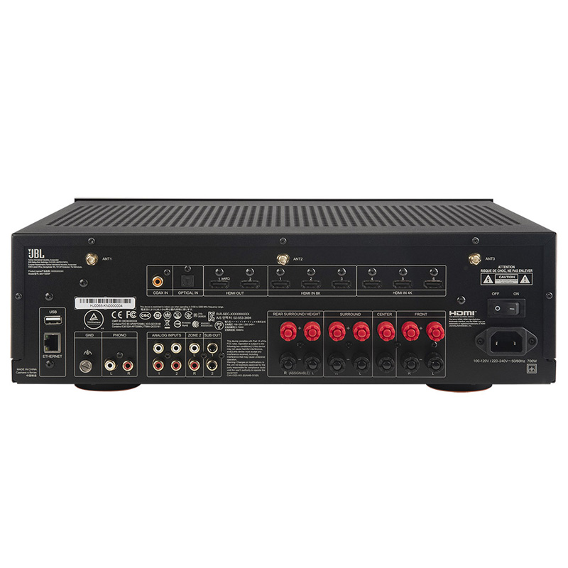 Amply JBL MA7100HP, 7.2 Kênh, 125W/CH (8Ohms), HDMI eARC, Wifi, Bluetooth 5.3, Apple Airplay 2 và Google Chromecast-4