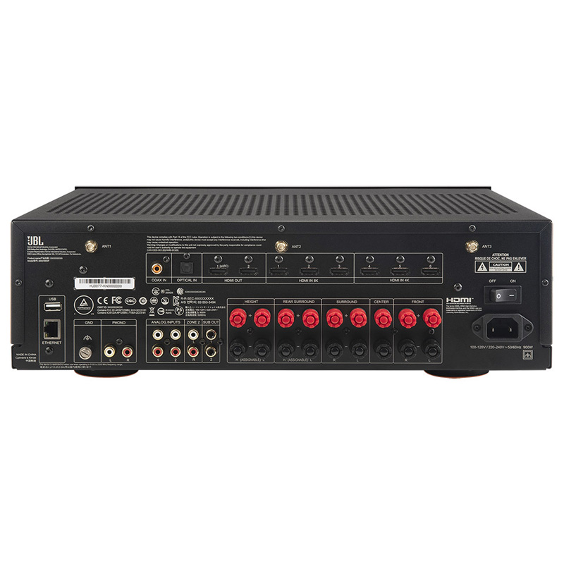 Amply JBL MA9100HP, 9.2 Kênh, Công suất 140W/CH (8Ohms), HDMI 8K, Wifi, Bluetooth 5.3, Apple Airplay 2 và Google Chromecast-8