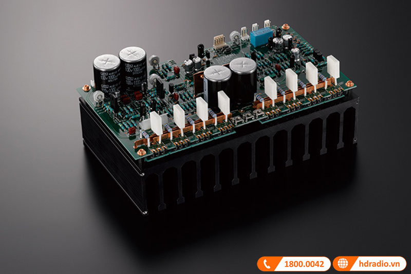 cấu trúc kéo đẩy song song với Darlington 3 tầng