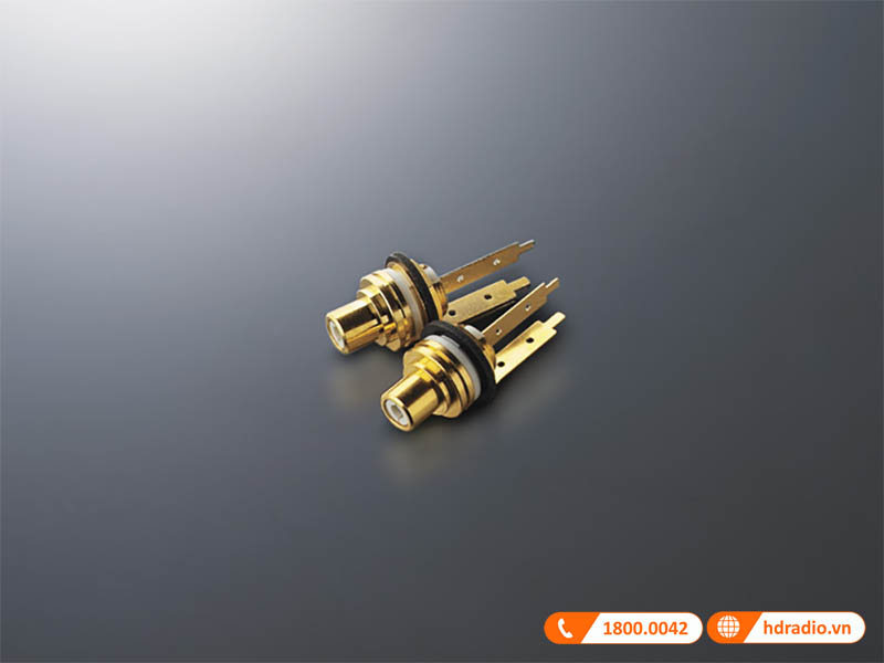 đầu RCA được mạ vàng 