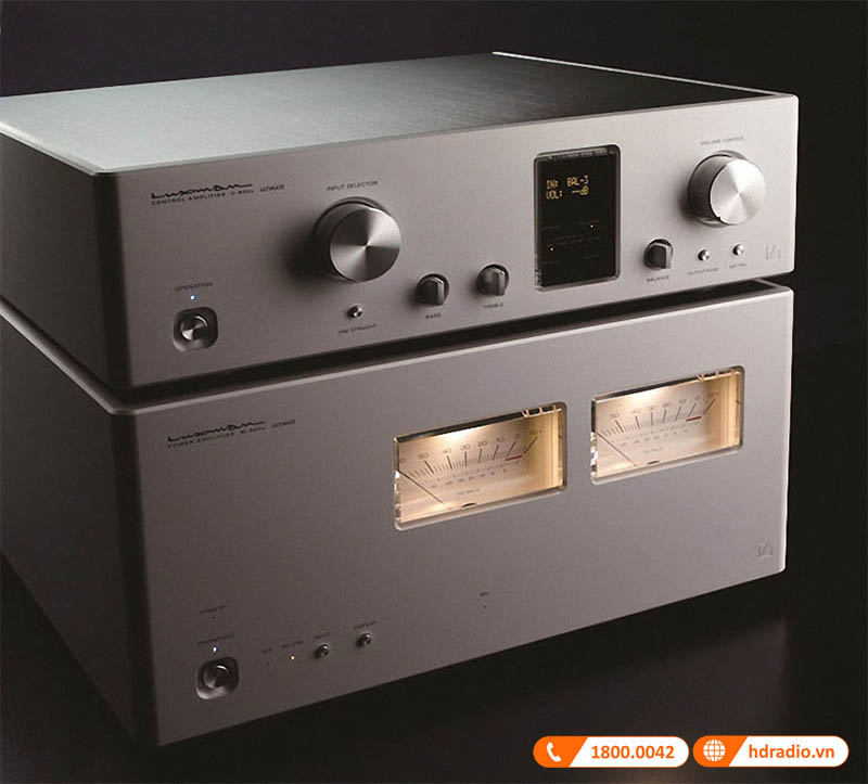 Pre Amply Luxman C-900u và Power Amply Luxman M-900u