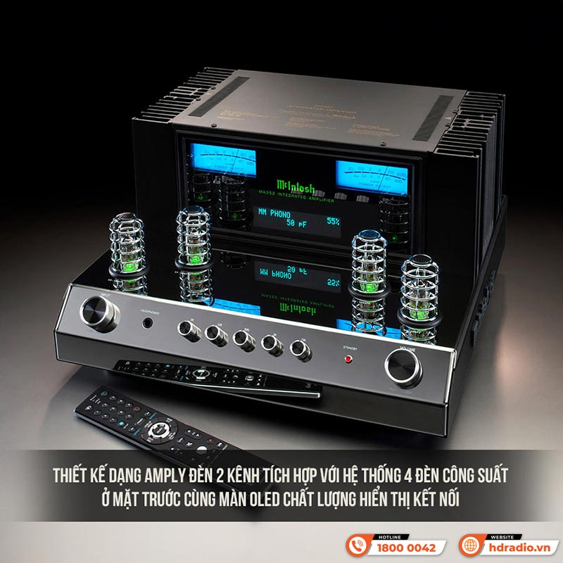 Amply Đèn McIntosh MA352, 2 Kênh, 200W/CH (8 Ohm)-5