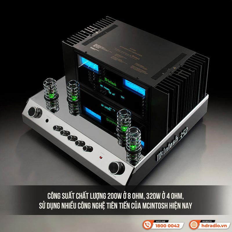 Amply Đèn McIntosh MA352, 2 Kênh, 200W/CH (8 Ohm)-6